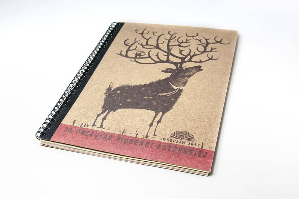 Katalogi, broszury, foldery Katalog A4 w oprawie spiralowanej surowy papier vintage program PPA okladka min 1 - Katalogi, broszury, foldery