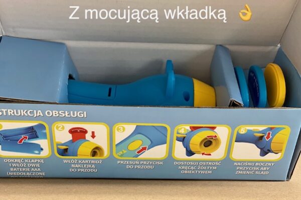 Pudełko na zabawkę z kartonową wkładką mocującą produkt &ndash; realizacja AQRAT